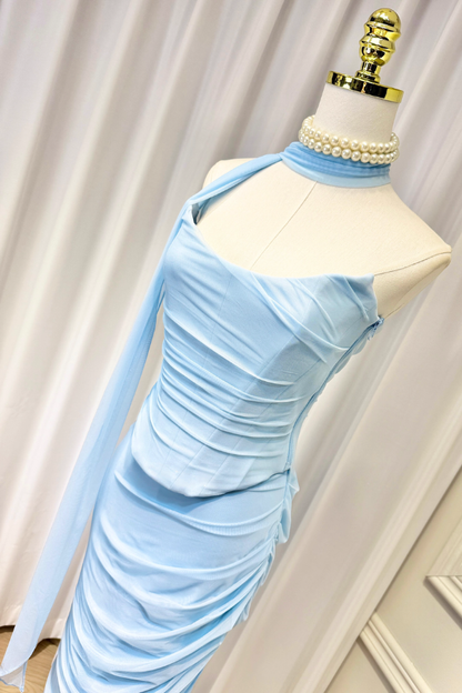 Blue Corset Set