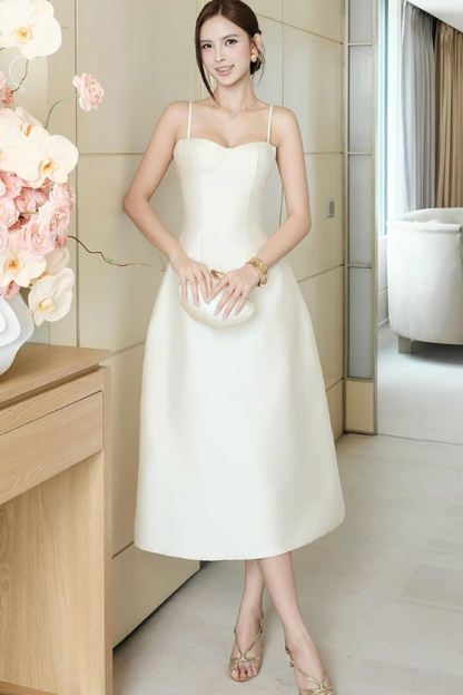 White Ria Dress
