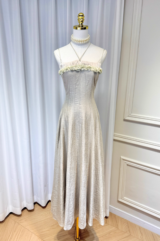 Gray Long Dress