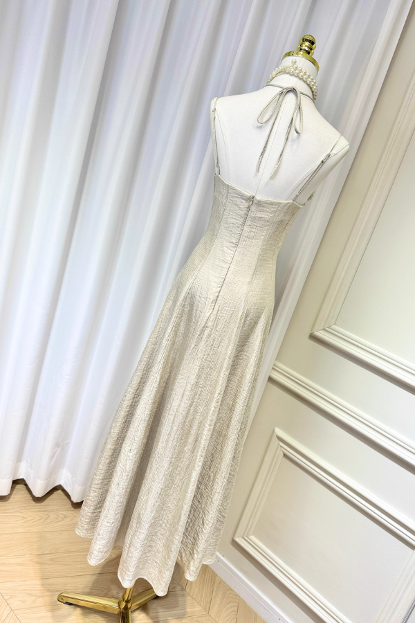 Gray Long Dress
