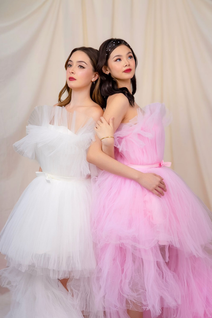 White Tulle Ballgown