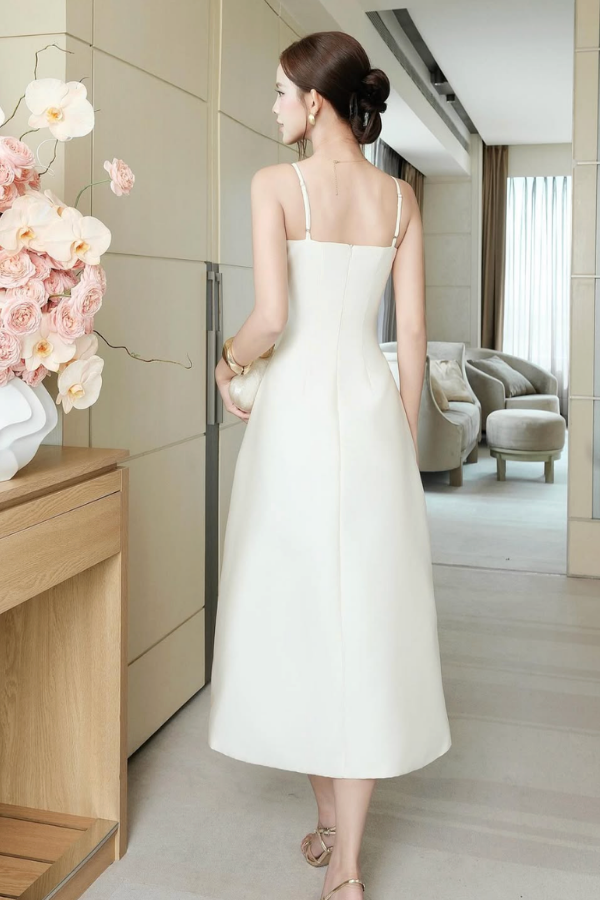 White Ria Dress