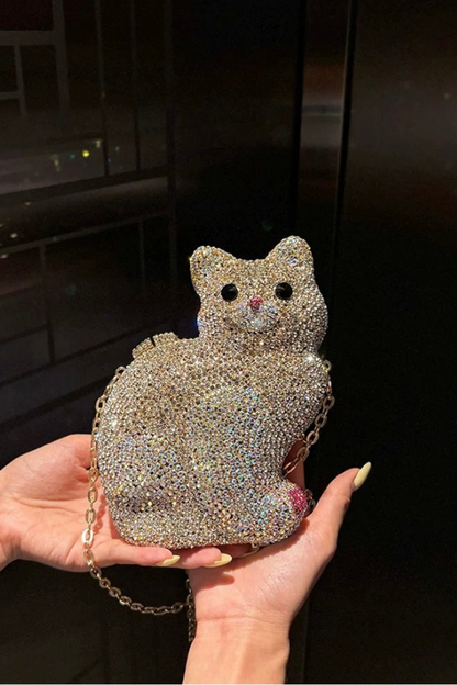 Silver Cat Bag