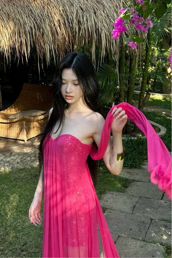 Pink Holly Dress