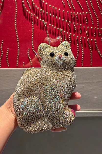 Silver Cat Bag