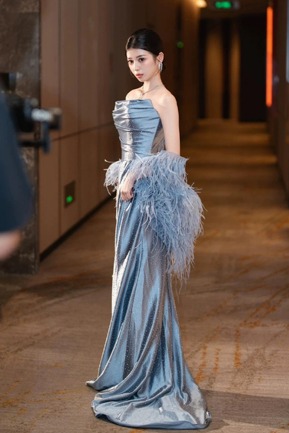 Blue Bridget Gown