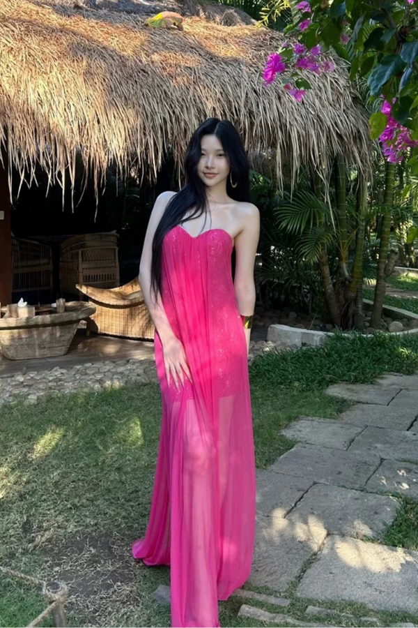 Pink Holly Dress