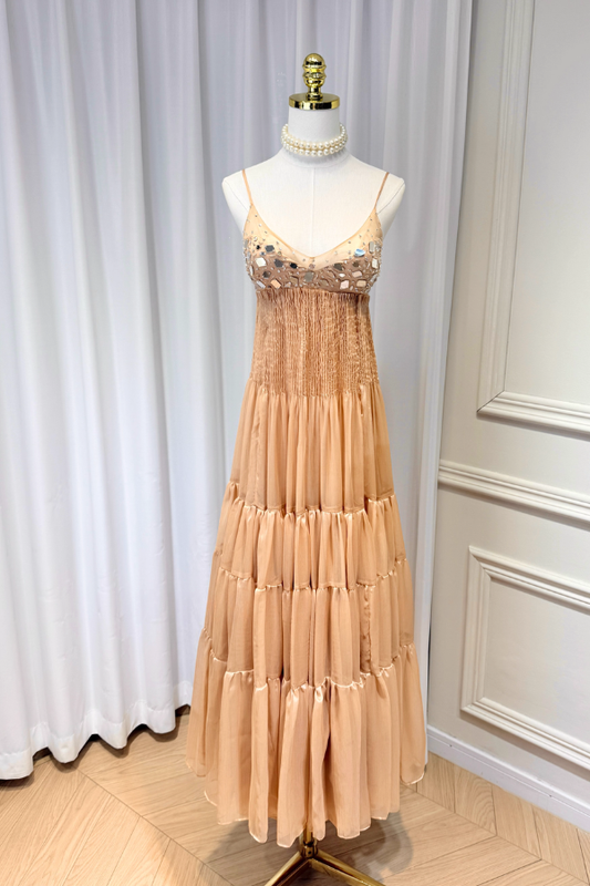 Brown Long Dress