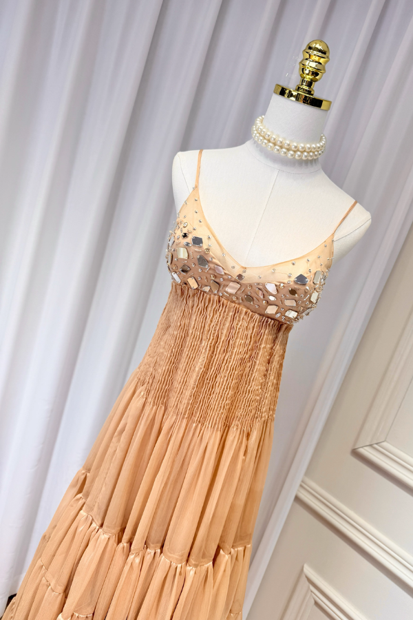 Brown Long Dress