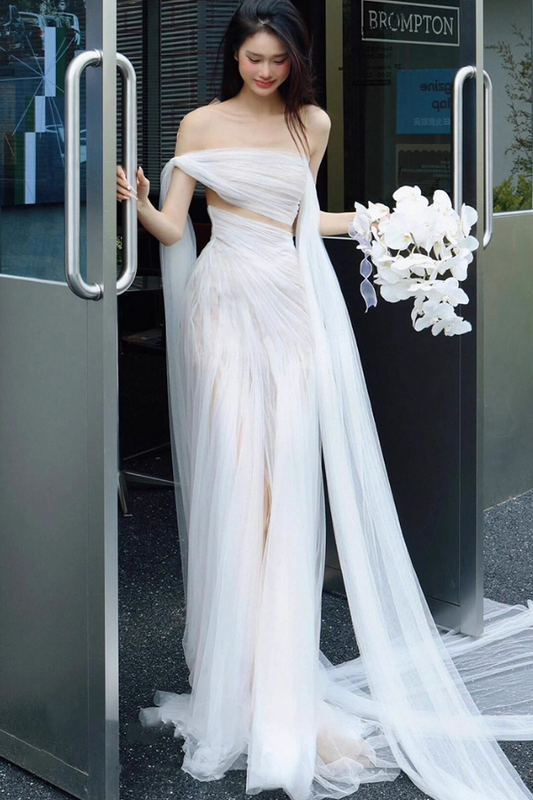 White Long Gown