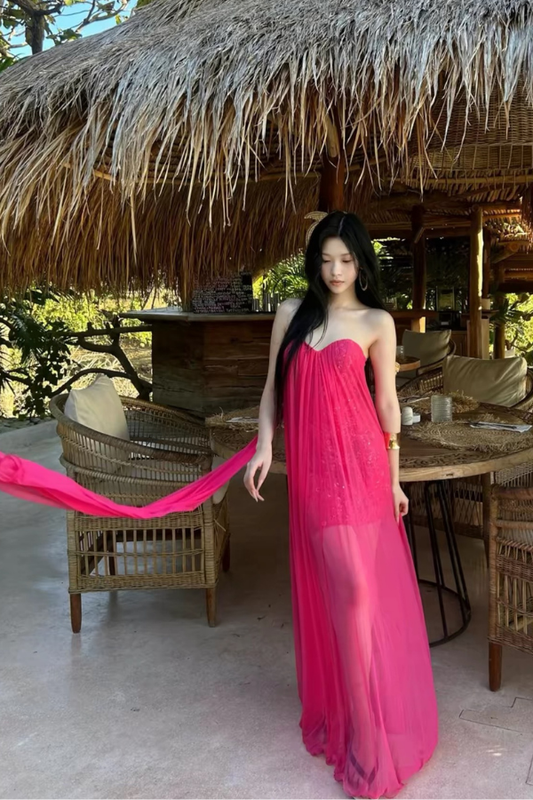 Pink Holly Dress