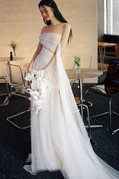 White Long Gown