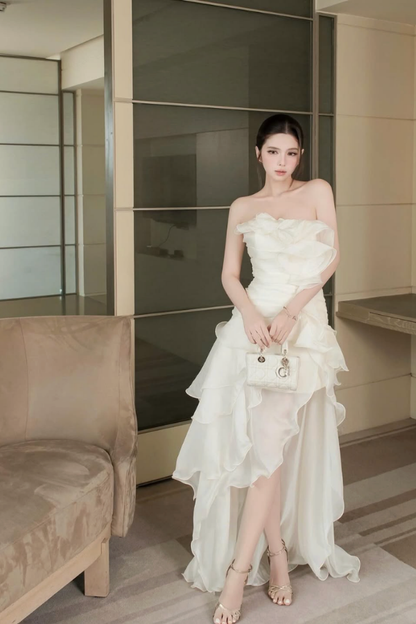 White Justine Dress