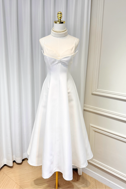 White Strap Dress