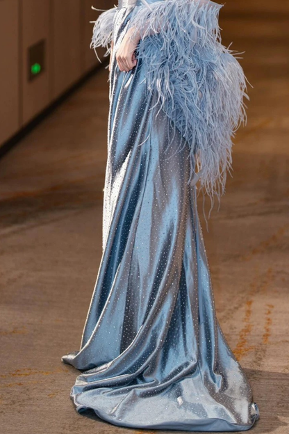 Blue Bridget Gown