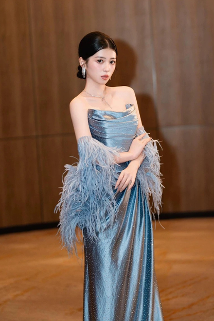Blue Bridget Gown
