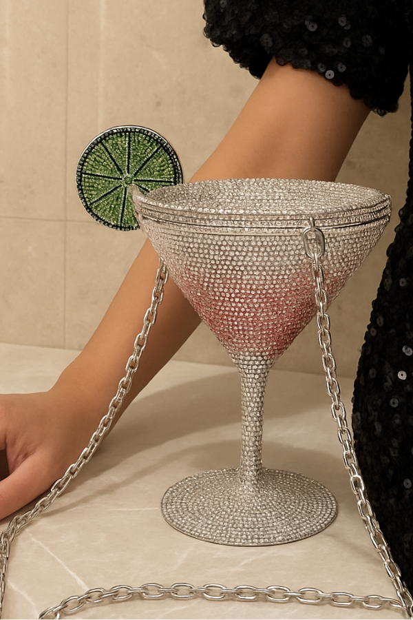 Silver Julia Cocktail Bag