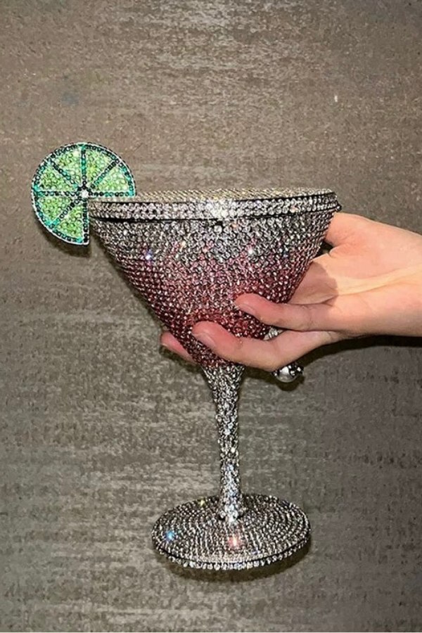 Silver Julia Cocktail Bag