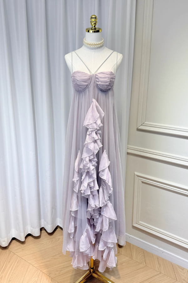 Purple Long Dress
