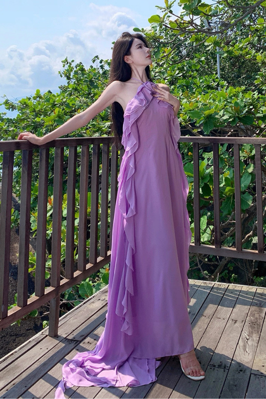 Purple Willow Dress