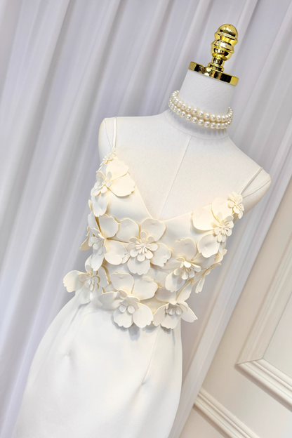 White Flower Dress