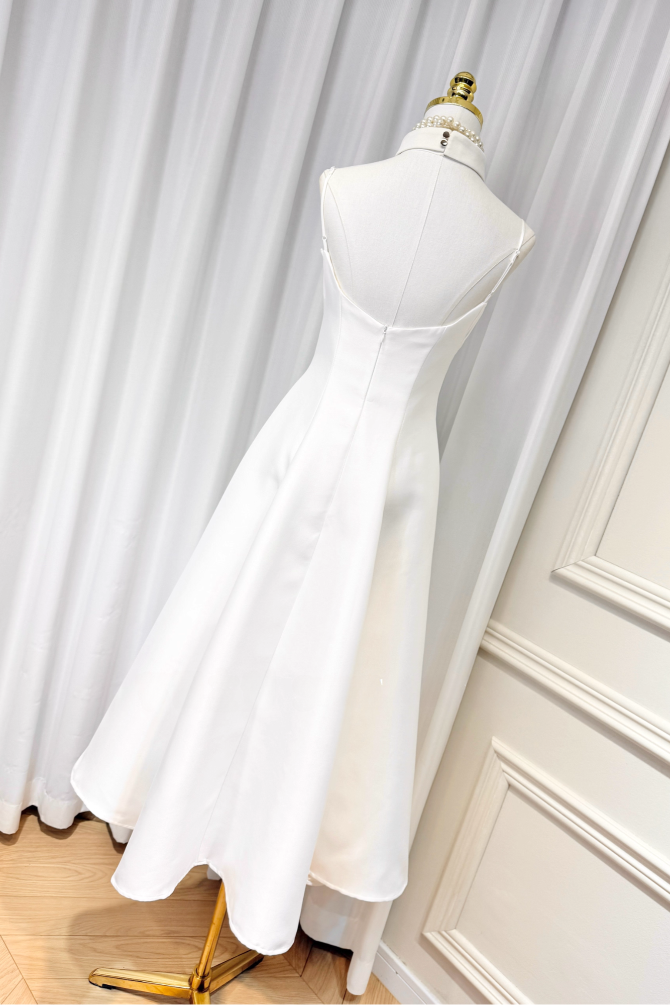 White Strap Dress