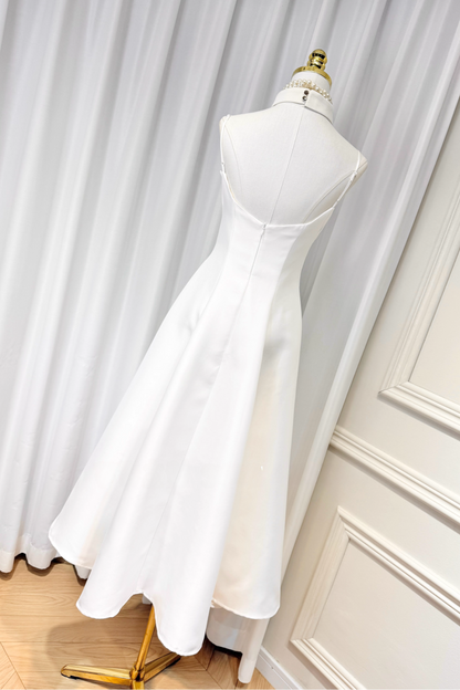 White Strap Dress
