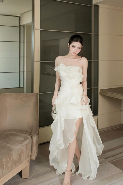 White Justine Dress