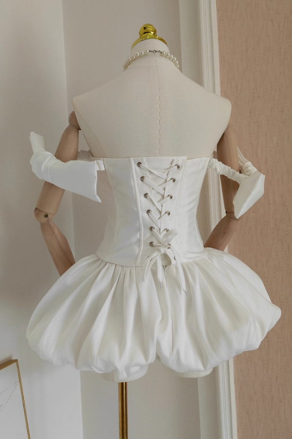 White Off Shoulder Dress
