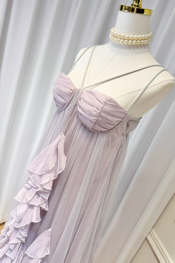 Purple Long Dress