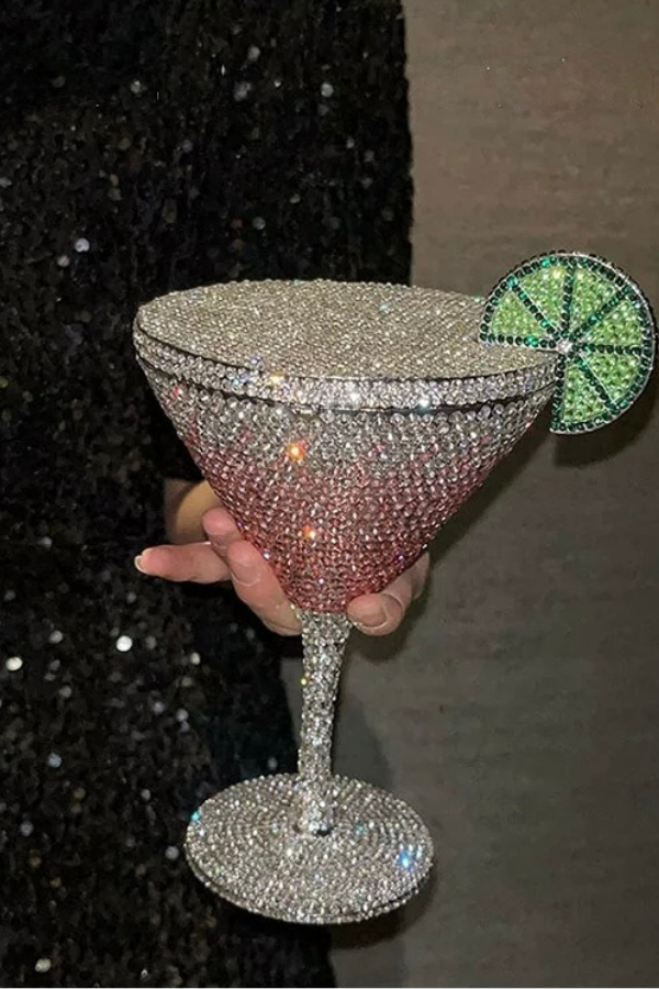 Silver Julia Cocktail Bag