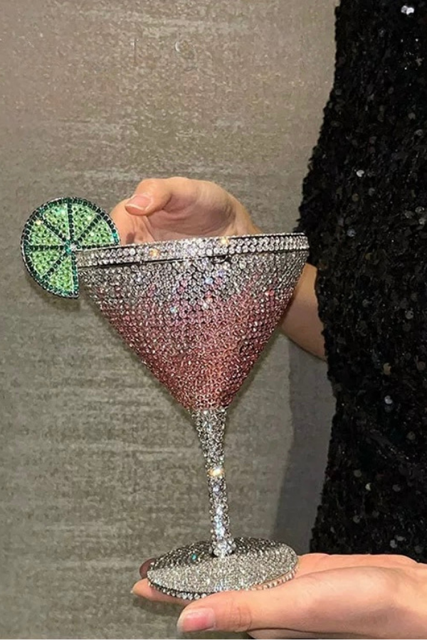 Silver Julia Cocktail Bag
