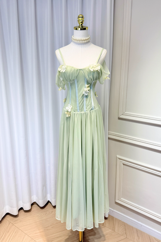 Green Long Dress