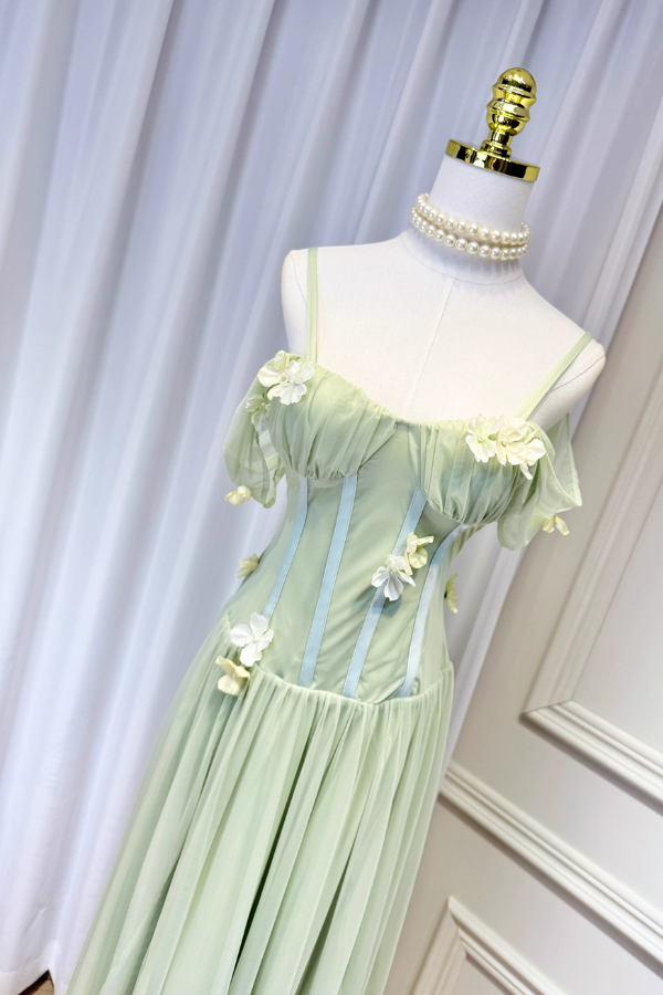 Green Long Dress