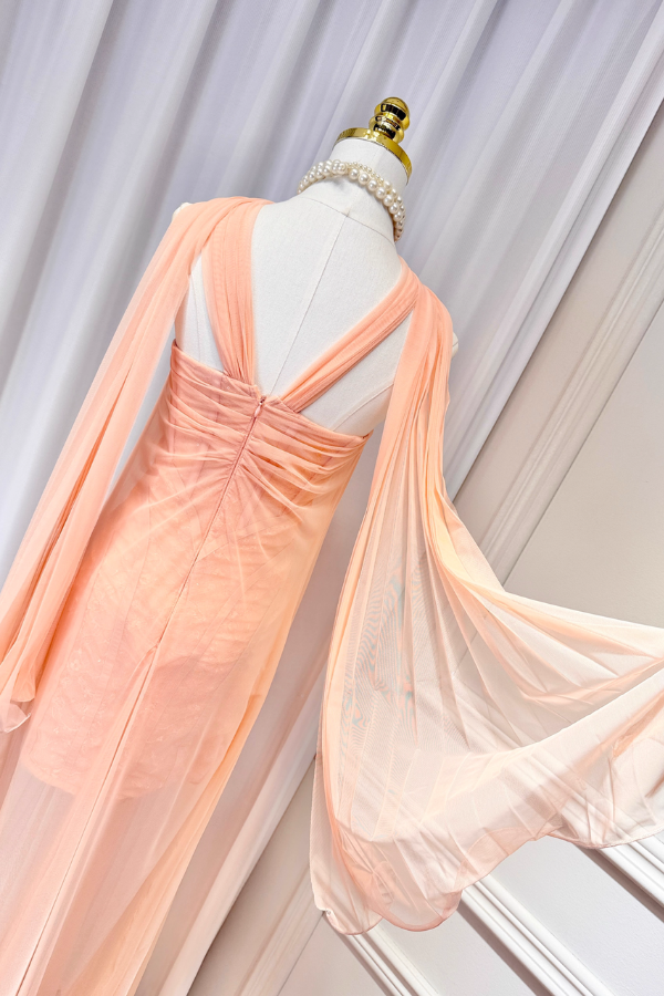 Orange Long Dress