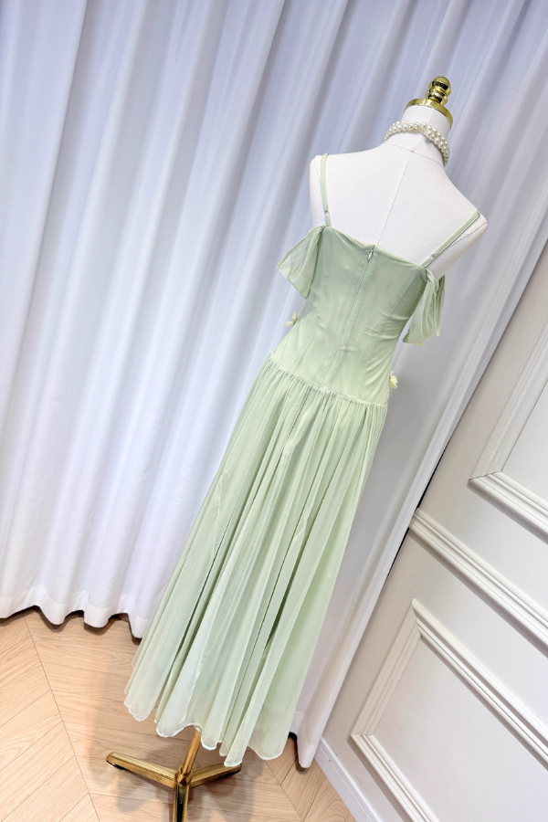 Green Long Dress