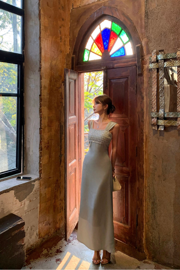Blue Heath Dress