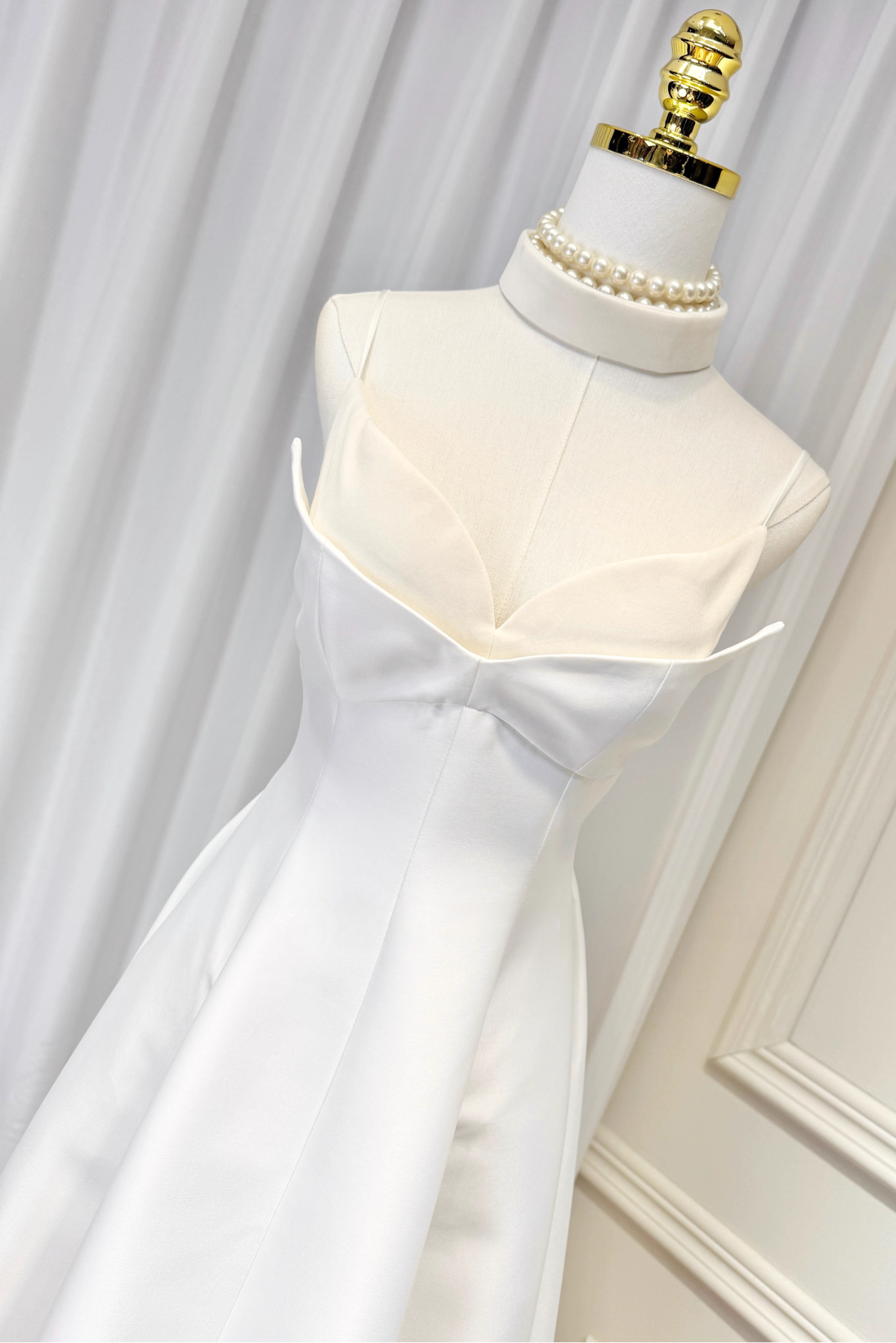 White Strap Dress