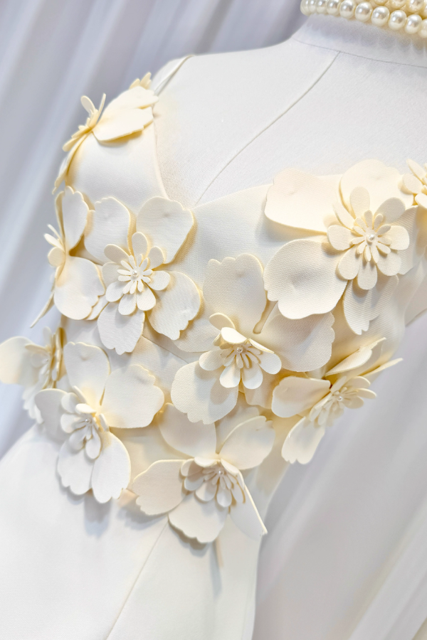 White Flower Dress