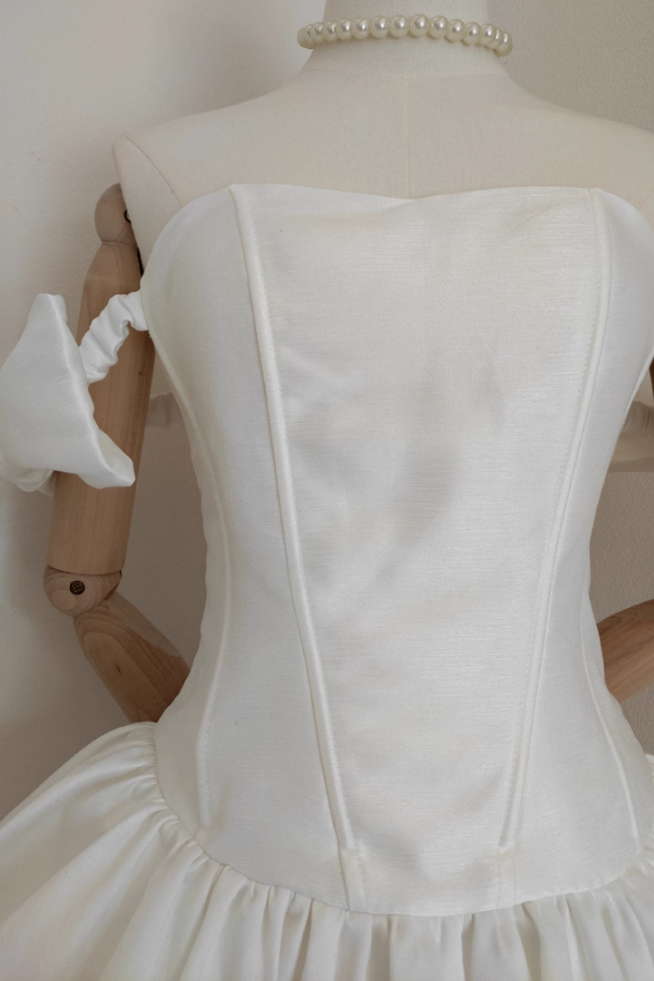 White Off Shoulder Dress