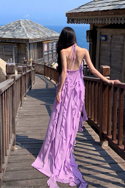 Purple Willow Dress