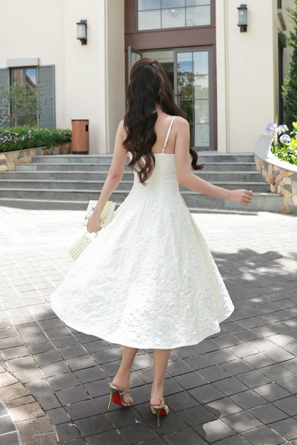 White Sherah Long Dress