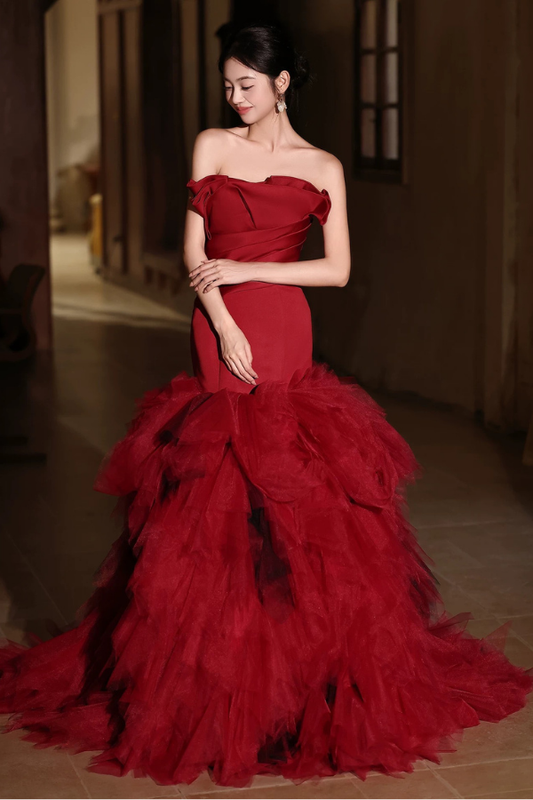 Red Ava Gown