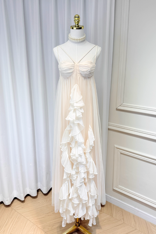 Beige Long Dress