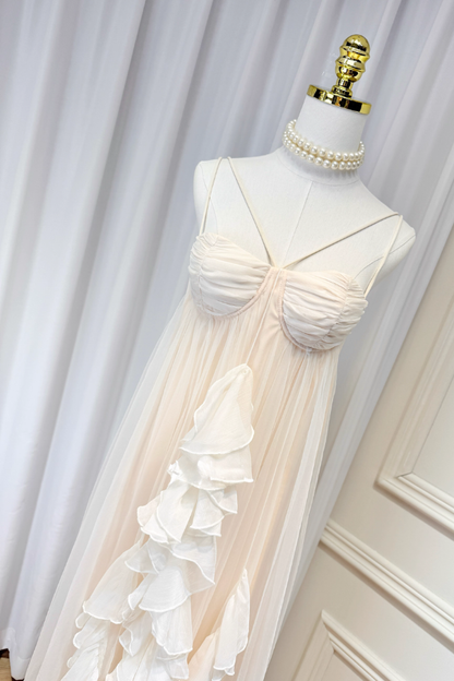 Beige Long Dress