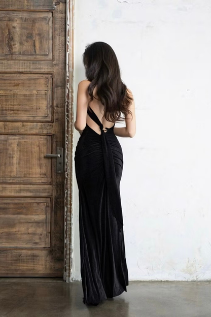 Red Tati Long Dress