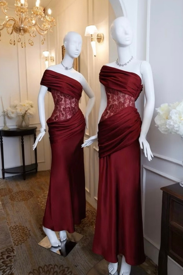 Red Selena Long Dress