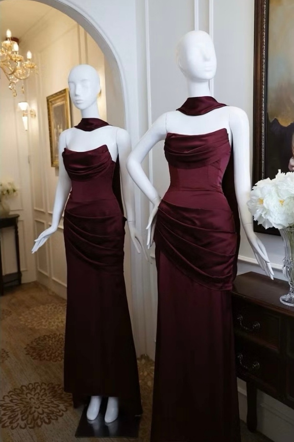 Red Sam Long Dress