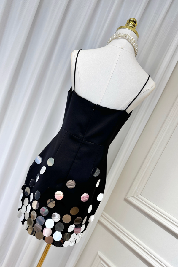 Black Sequin Dress