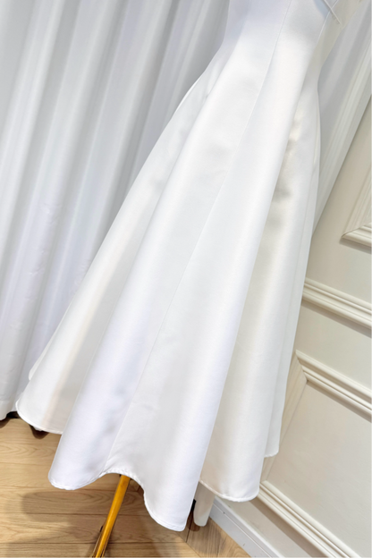 White Strap Dress